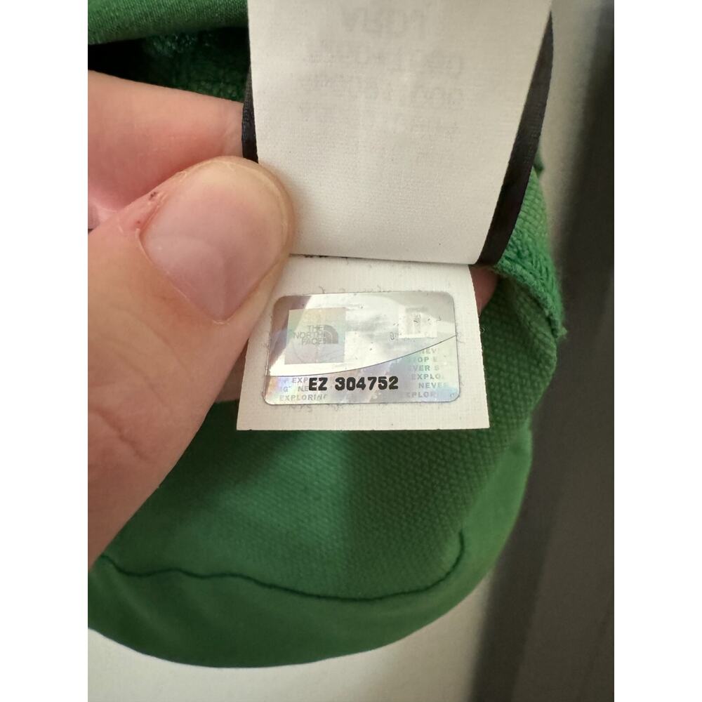 The North Face Men's 1/4 Zip Size XL Green Pockets Water Resistant Windbreaker - Picture 10 of 12
